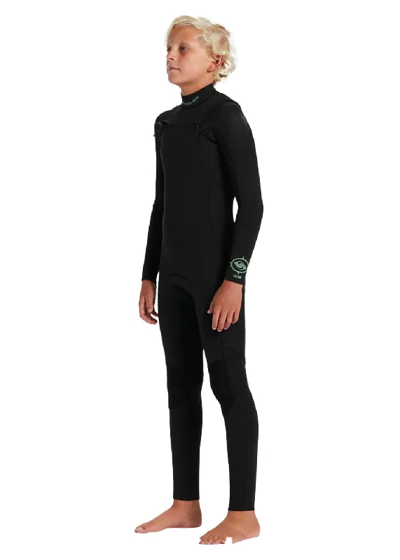 wetsuits for divers who need flexibility-Quiksilver Boys Everyday Sessions 3/2mm GBS CZ Steamer Wetsuit