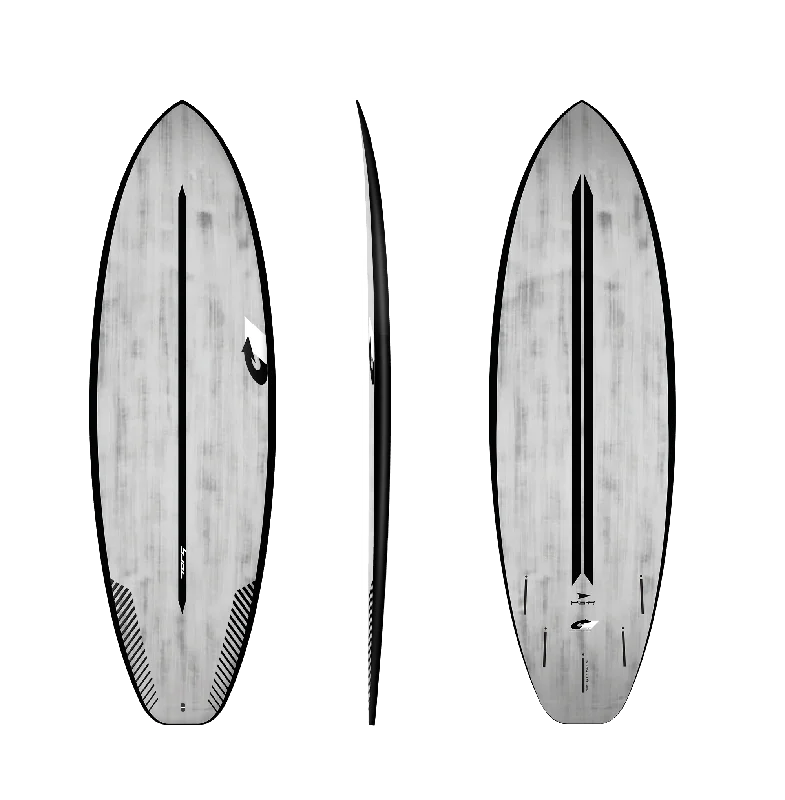 surfboards with increased wave control-6'2 TORQ ACT PG-R 21 3/4” x 2 3/4” 41.3L FUTURES (BLACK RAILS/BRUSHED)