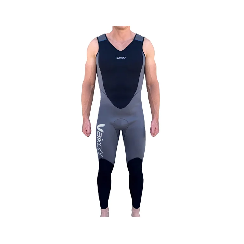 wetsuits for surfing in colder climates-Vaikobi Flexforce 3.0mm Men's Farmer John Wetsuit