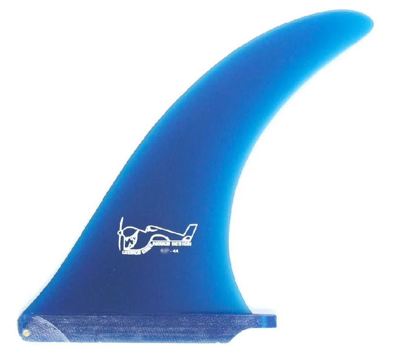 Greenough 4A Longboard Fin 9" - Translucent Blue