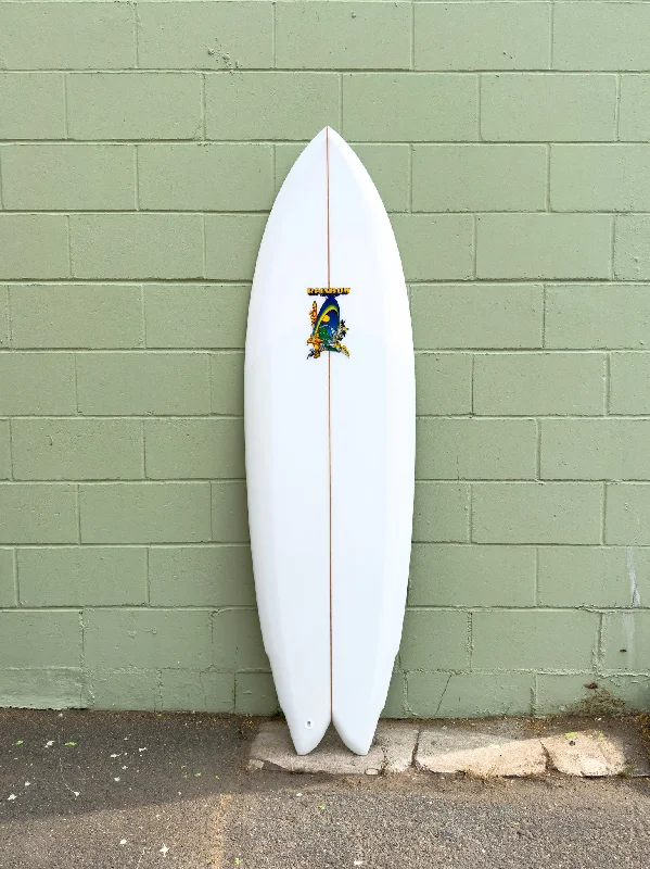 longboards for comfortable, extended sessions-6'0" Rainbow Surfboards Quan Fish