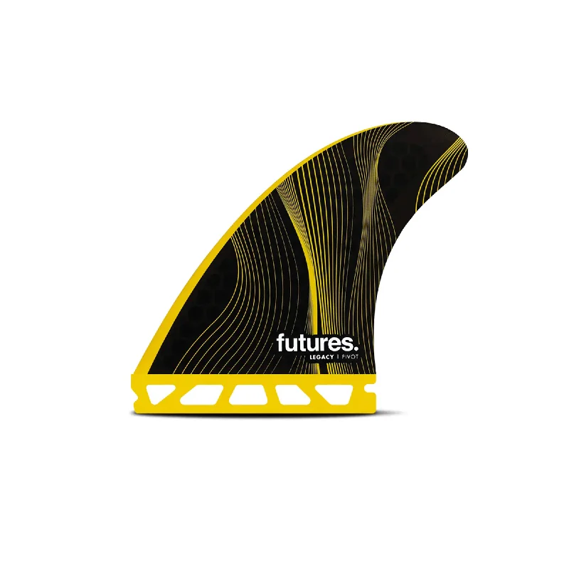 Futures P6 Honeycomb Tri Surfboard Fins - Medium/Yellow