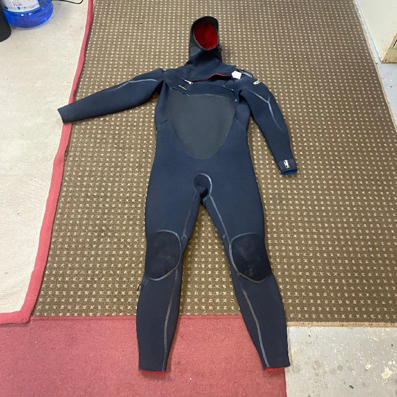 wetsuits for long-distance open water swimming-Used XLS 5/4 Oneil Hooded Wetsuit