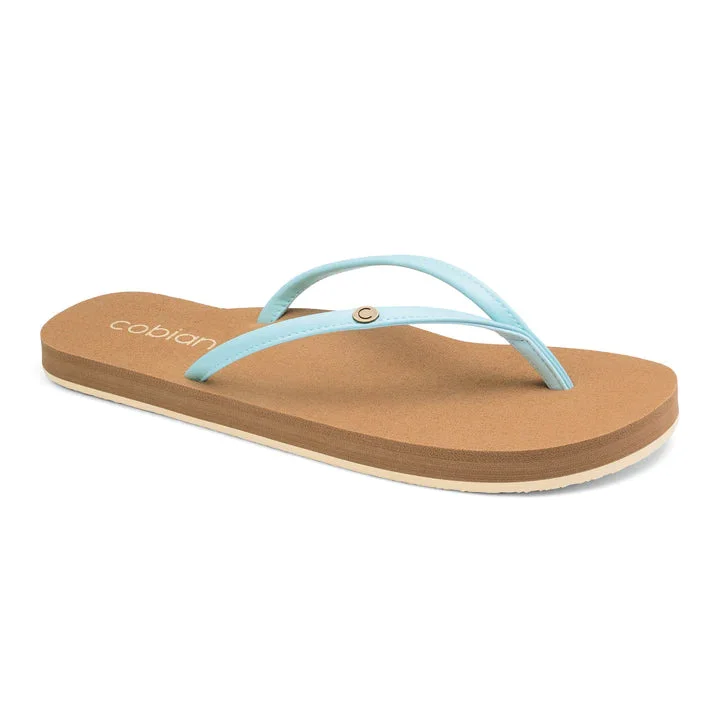 surfboards for easy transitions in changing surf conditions-Cobian Womens Nias Bounce Blue Sandal