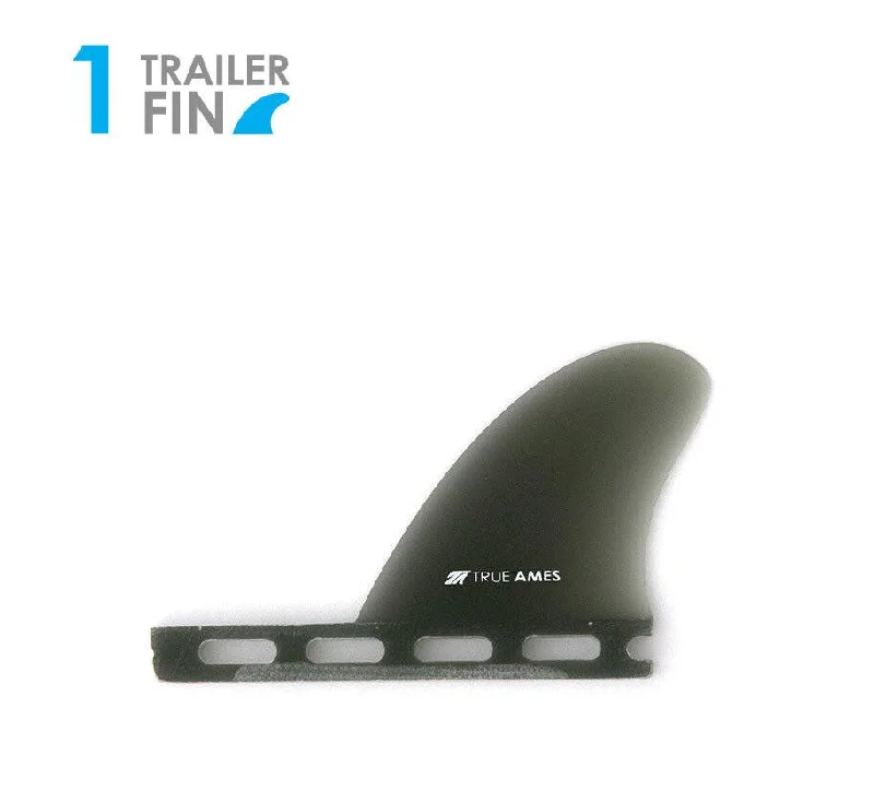 2.5" Trailer Single - Futures Compatible (Solid Fiberglass) - smoke