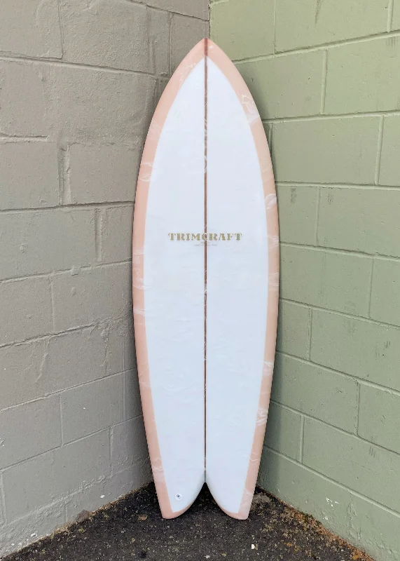 best longboards for carving in smooth waves-5'6" Trimcraft Surfboards Rich Fish