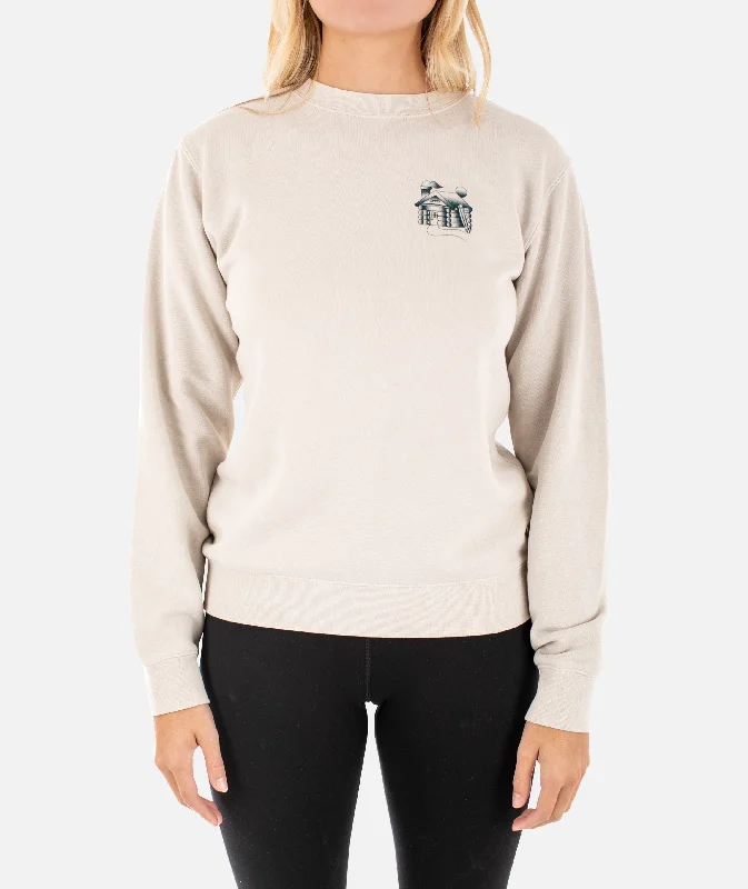 Key To Happiness Crewneck - Natural