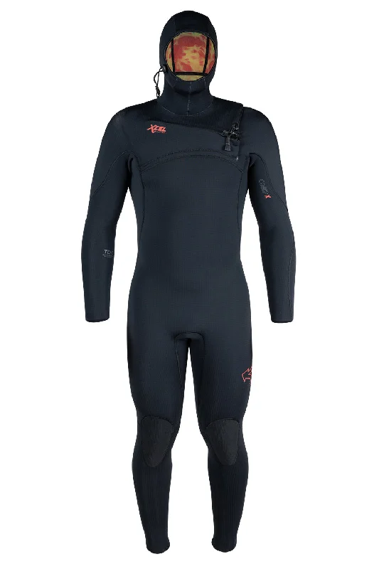 wetsuits for winter surfing-Xcel Comp X Hooded 4.5/3.5 Wetsuit Spring 2024