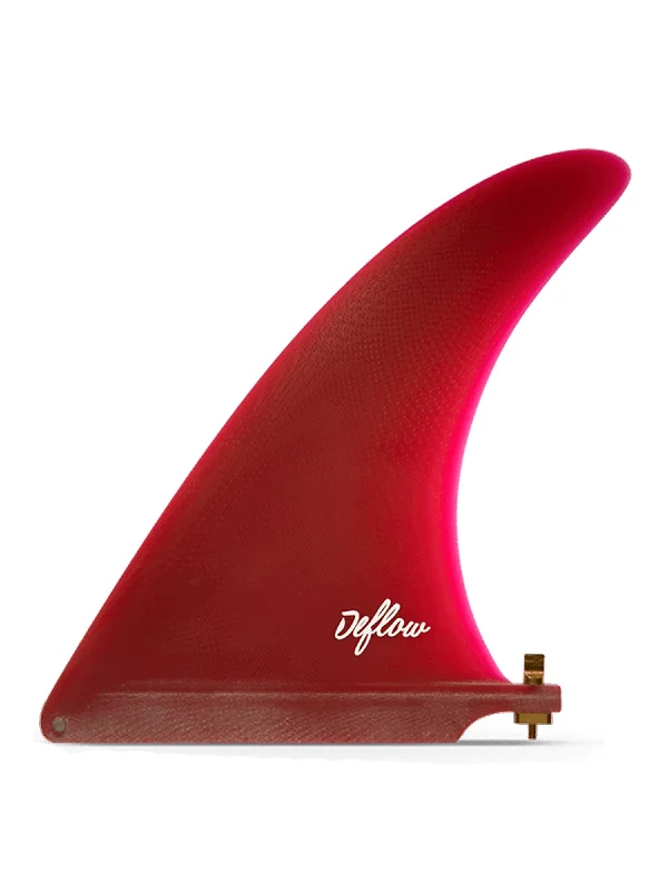 Deflow | 7.5" Pocket Knife Single Fin Red