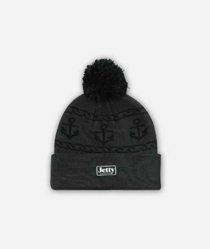 Moored Beanie - Charcoal