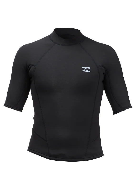 wetsuits for swimming in cold water-Billabong Mens Absolute 2mm SS BZ Wetsuit Jacket