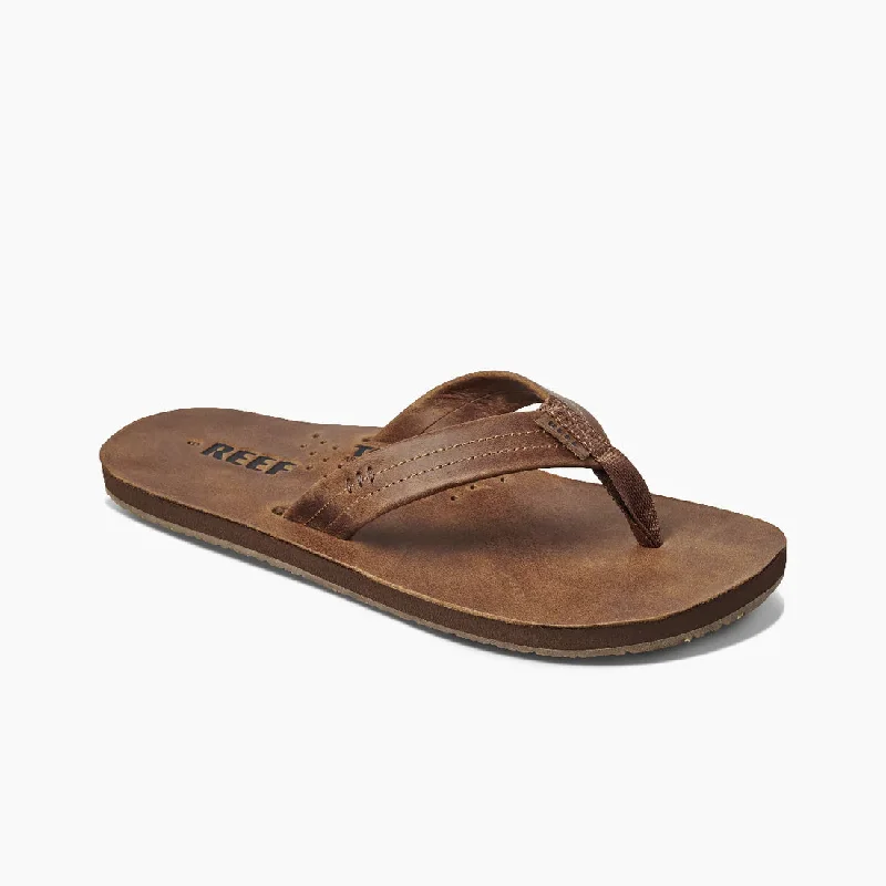 surfboards with tri-fin setups for balance-Reef Mens Draftsmen Bronze/Brown Sandal