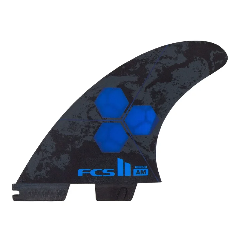 FCS II Channel Islands AM Performance Core Tri Surfboard Fins - Medium/Cobalt