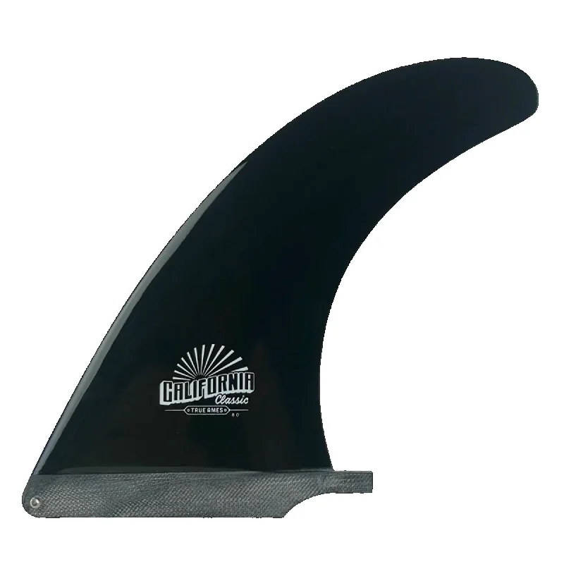 True Ames California Classic Longboard Fin - 10"/Black