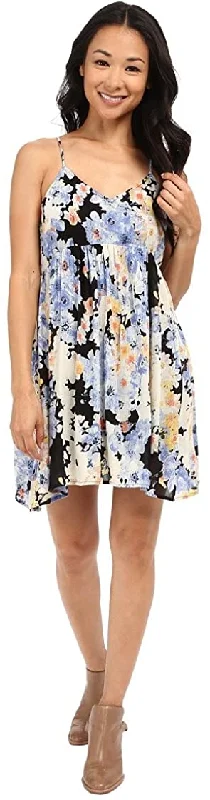 O'Neill Juniors' Oak Woven Printed-Floral Tank Dress