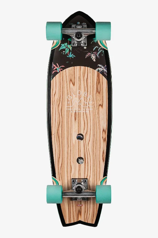 surfboards for responsive rail turns-Globe Sun City 30" Olivewood/Neon Jungle