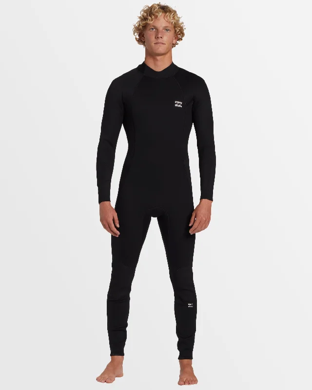 wetsuits for improved performance in water-Mens 3/2mm Foil Back Zip GBS Wetsuit