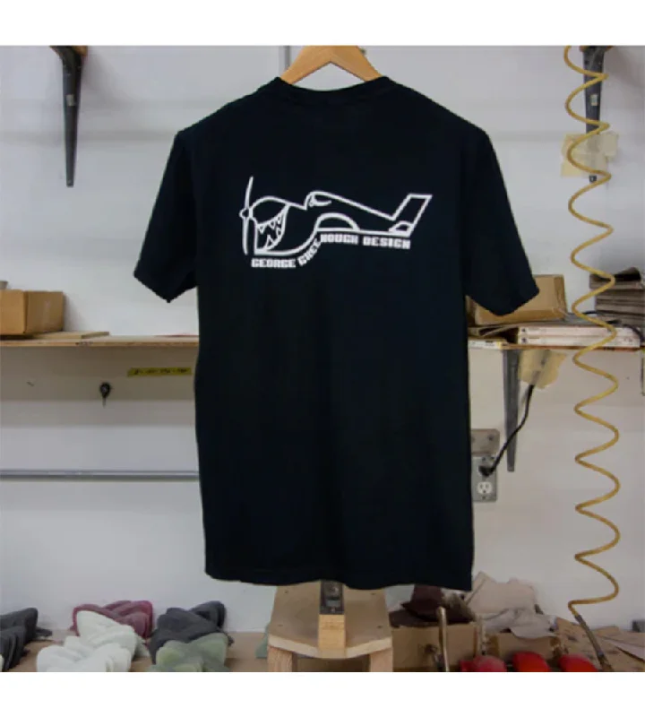 Greenough Airplane Logo T-Shirt Black