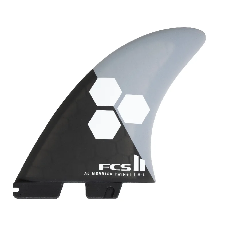 FCS II Al Merrick Twin+1 PC Grey/Charcoal M-L  Fins