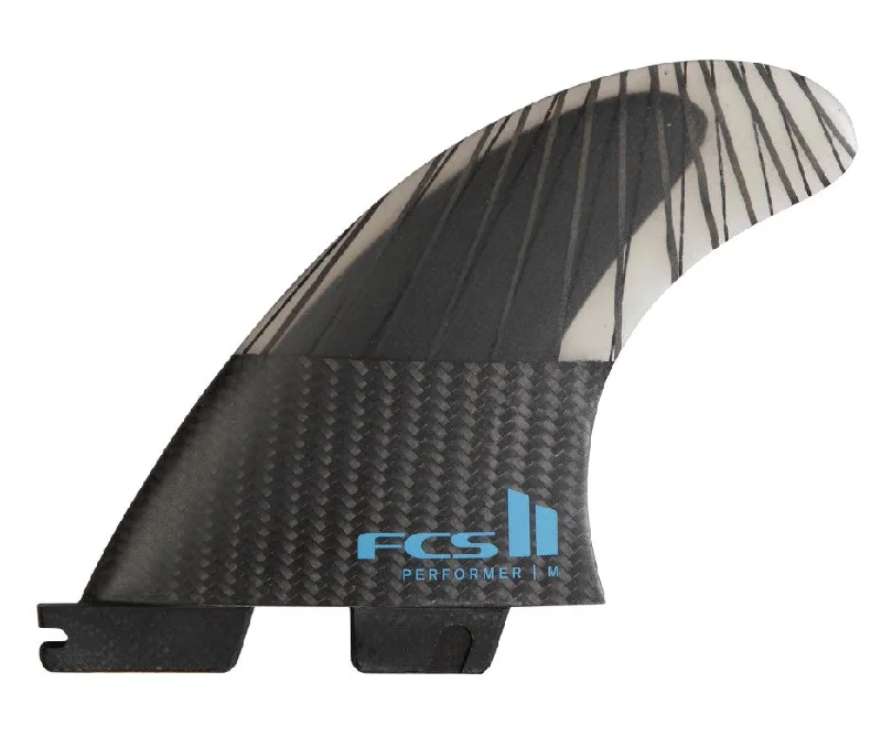 FCS II Performer PC Carbon Large Tri Fin Set