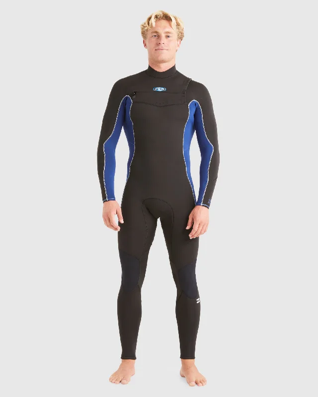 wetsuits with anti-abrasion technology-Mens 3/2mm Absolute Chest Zip GBS Wetsuit