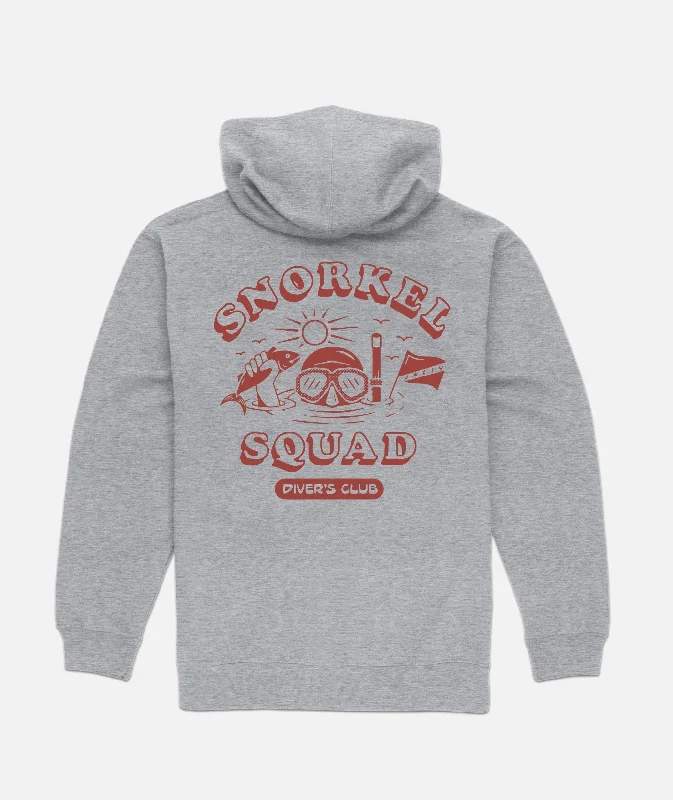 Grom Snorkel Squad Hoodie - Heather Grey