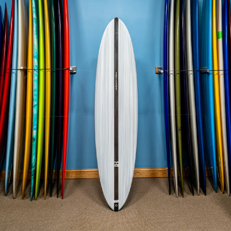 longboards for quick foot adjustments-Harley Ingleby Mid 6 Thunderbolt Black 7'6"