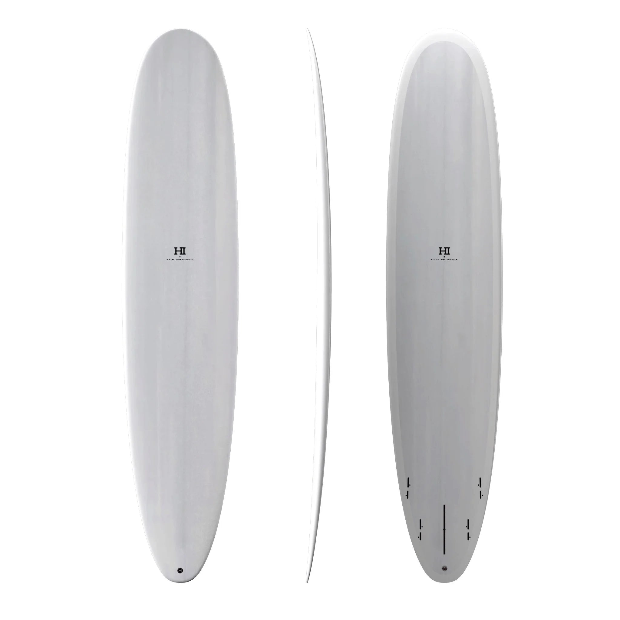 longboards with single fin setups-HI4 - Thunderbolt Red