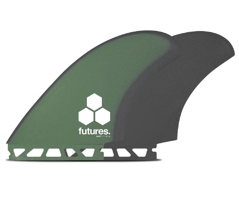 surfboards for lightweight riders-Futures Brett Merrick FG Twin  Green/Grey