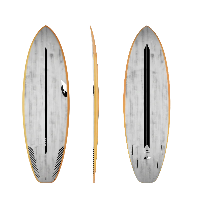 surfboards for high-performance tricks and stunts-5'6 TORQ ACT PG-R 20 1/2” x 2 3/8” 30.6L FUTURES (ORANGE RAIL/BRUSHED)