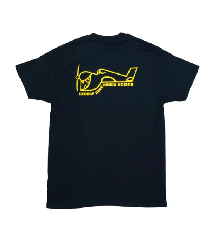 Greenough Airplane Tee Black/Gold