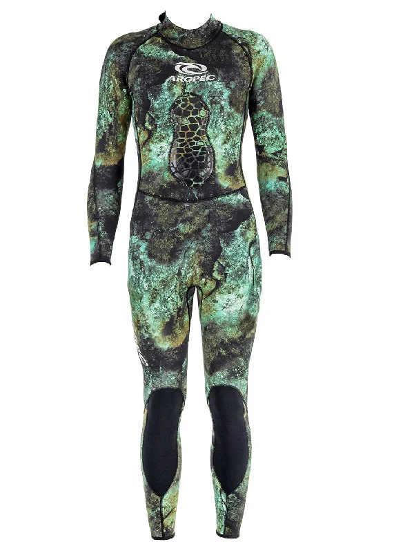 high-quality wetsuits for professional use-Aropec Verde 3mm Spearfishing Wetsuit