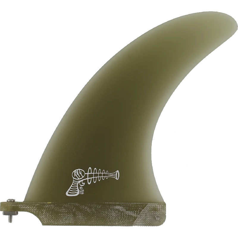 Ray Gun Fins Fiberglass Center Fin 9.0" - Smoke