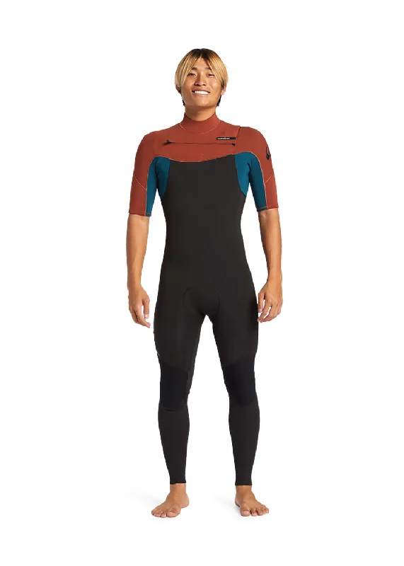 best wetsuits for all weather conditions-Quiksilver Mens Everyday Sessions 2mm CZ GBS SS Steamer Wetsuit