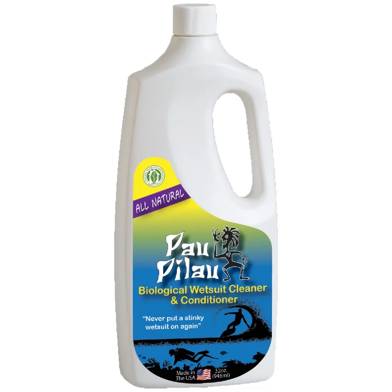 wetsuits with minimal water absorption-Pau Pilau Wetsuit Cleaner - 32oz