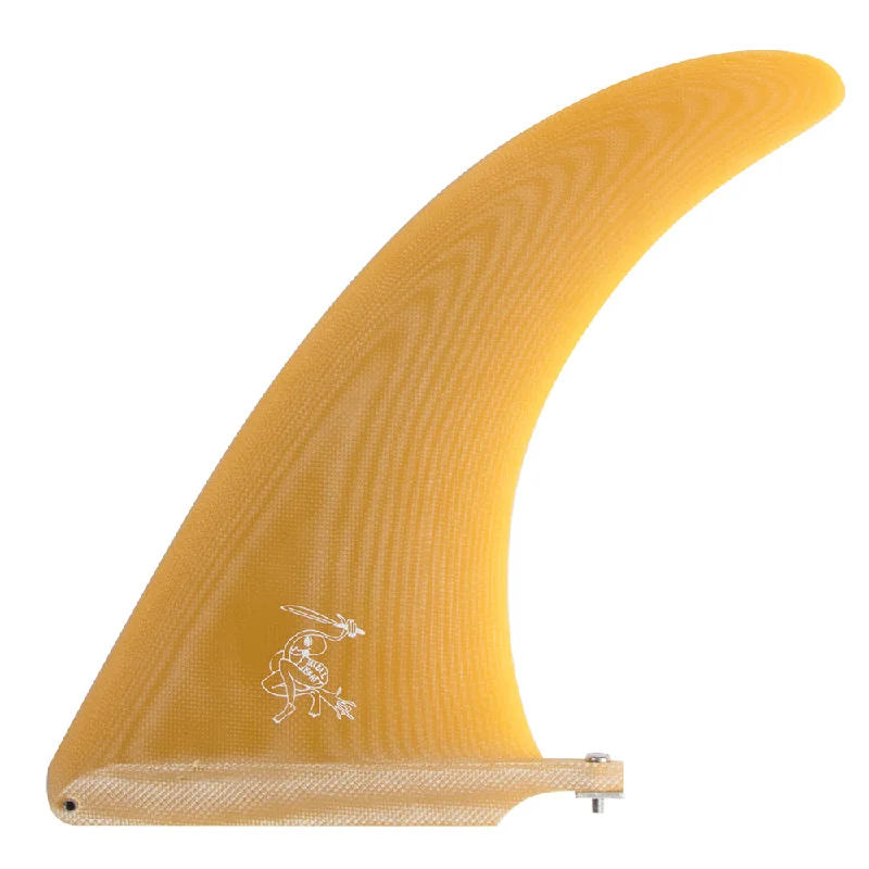 Gato Heroi Model RK Rebel Kraft 9.875" Surfboard Fin, DIJON