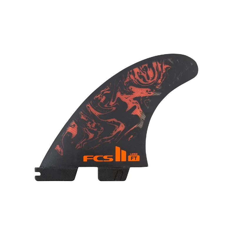 FCS II FT Performance Core Tri Surfboard Fins - Medium/Red