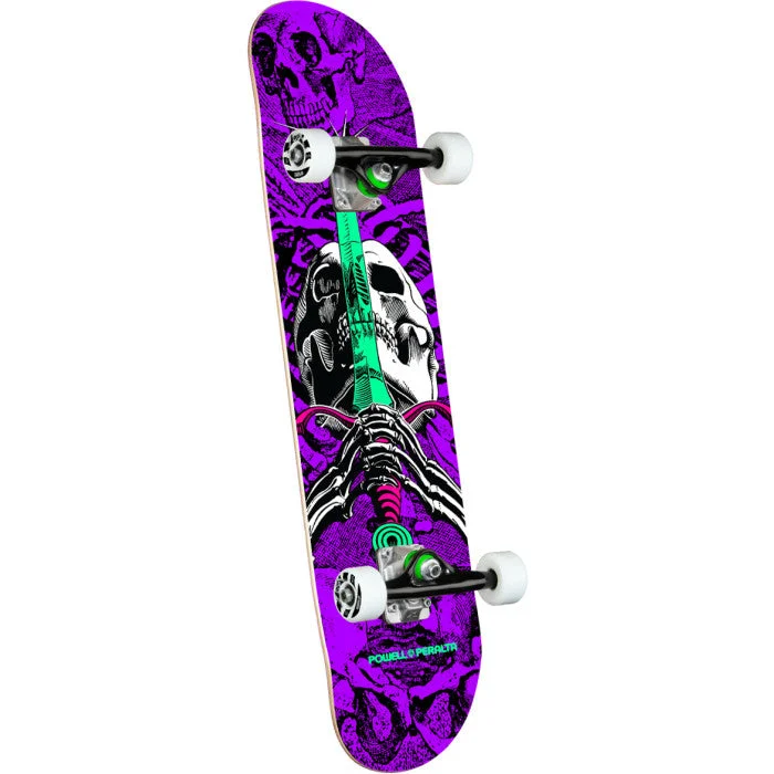 surfboards with single fin design for smooth rides-Powell Peralta Skull & Sword 7.5 Purple Birch