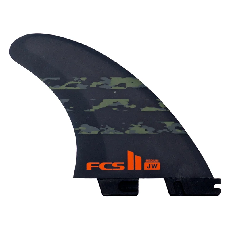 FCS II Julian Wilson Performance Core Tri Surfboard Fins - Medium/Camo