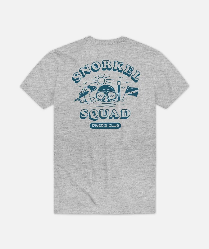 Snorkel Pocket Tee - Heather Grey