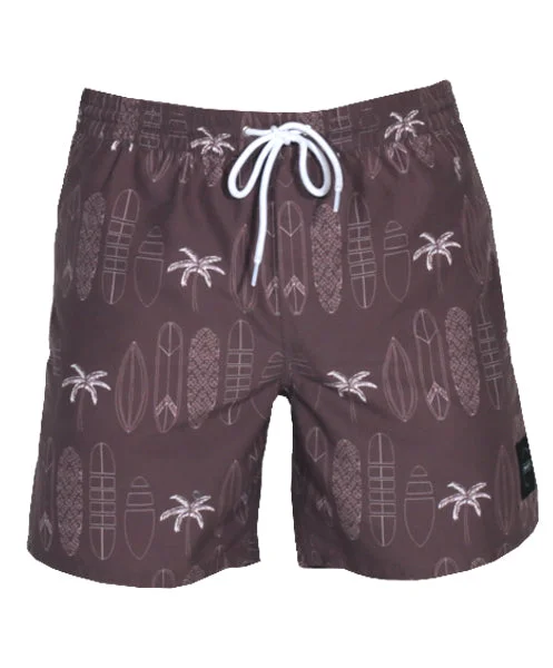 COHETE - LINEUP 17" BOARDSHORT/PALM TREE