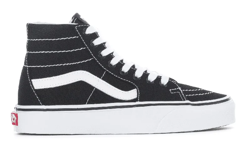 surfboards for consistent carving-Vans SK8-Hi Tapered Canvas Black/True White