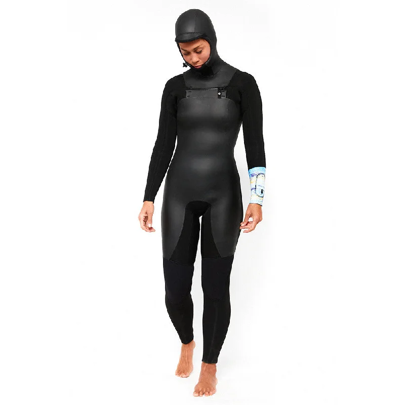 wetsuits for maximum warmth and comfort-Kassia Surf Sea Caves 5/4 Chest Zip Wetsuit