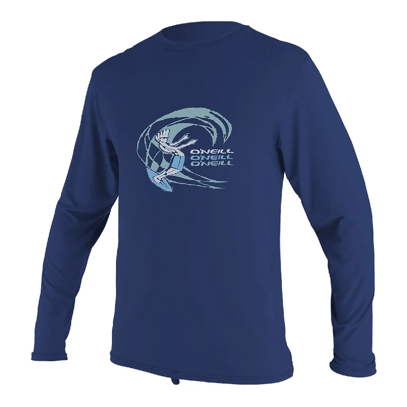 wetsuits with extra padding for comfort-O'NEILL - TODDLER O'ZONE L/S SUN SHIRT FOR BOYS