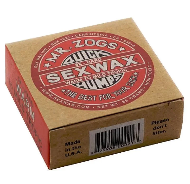 surfboards for aggressive rail-to-rail movement-Sex Wax Quick Humps 5X W/70+