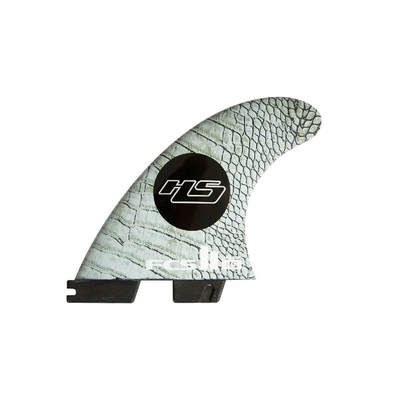 FCS II Hayden Shapes Performance Core Carbon Tri Surfboard Fins - Medium/White