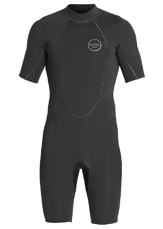 best wetsuits for open-water swimmers-Xcel Mens Axis 2mm Spring Suit Wetsuit