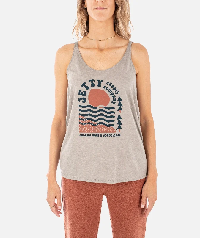 The Undertow Tank - Heather Grey