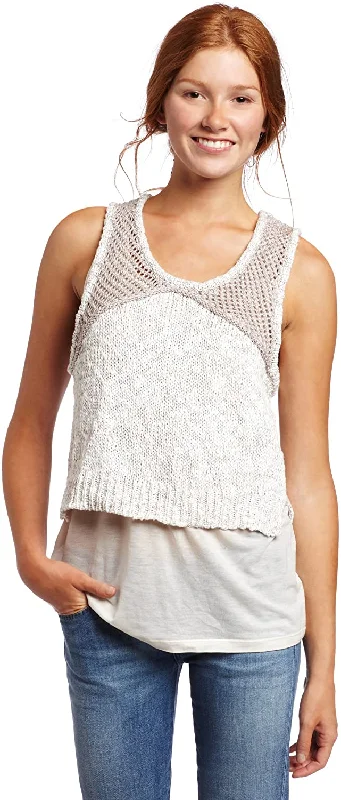 RVCA Juniors Speechless Sleeveless Sweater