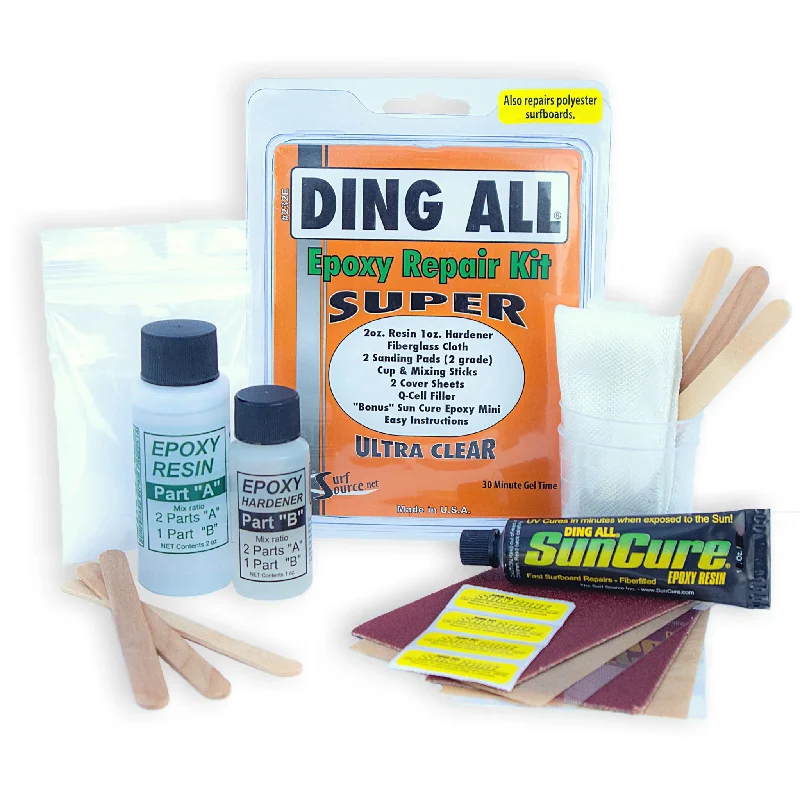 surfboards for deep water-Ding All Super Epoxy Repair Kit